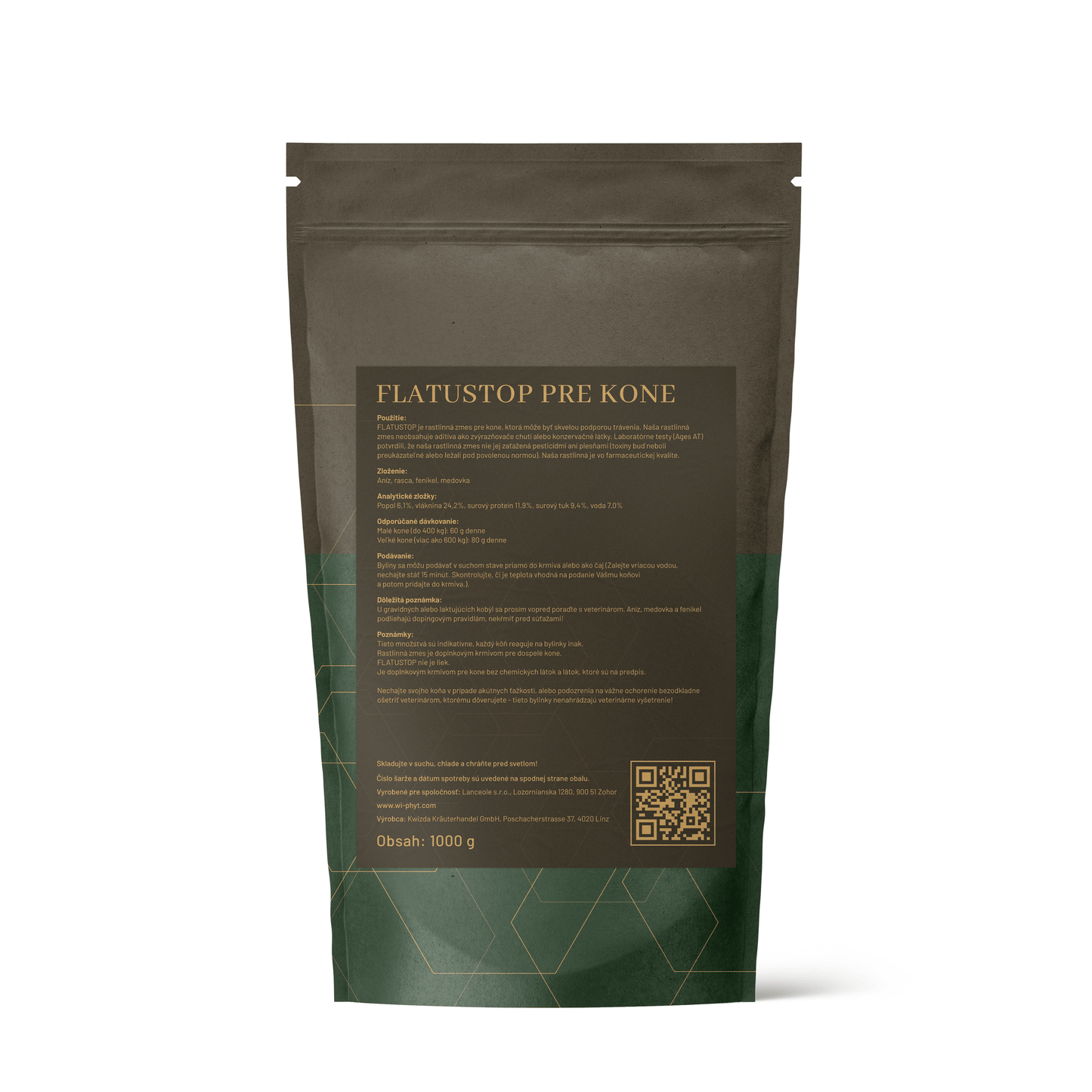 FLATUSTOP - bylinková zmes pre kone pri nadúvaní