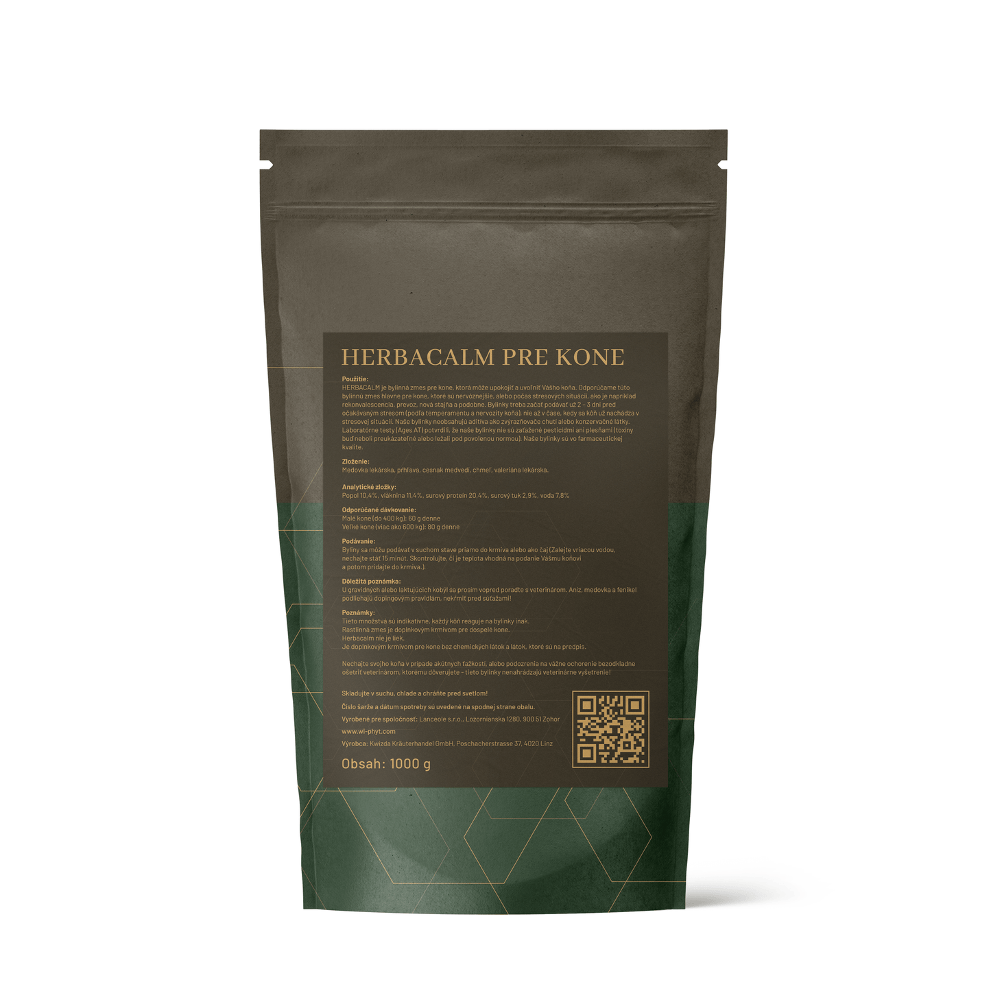 HERBACALM - Bylinkova zmes pre kone na ukľudnenie